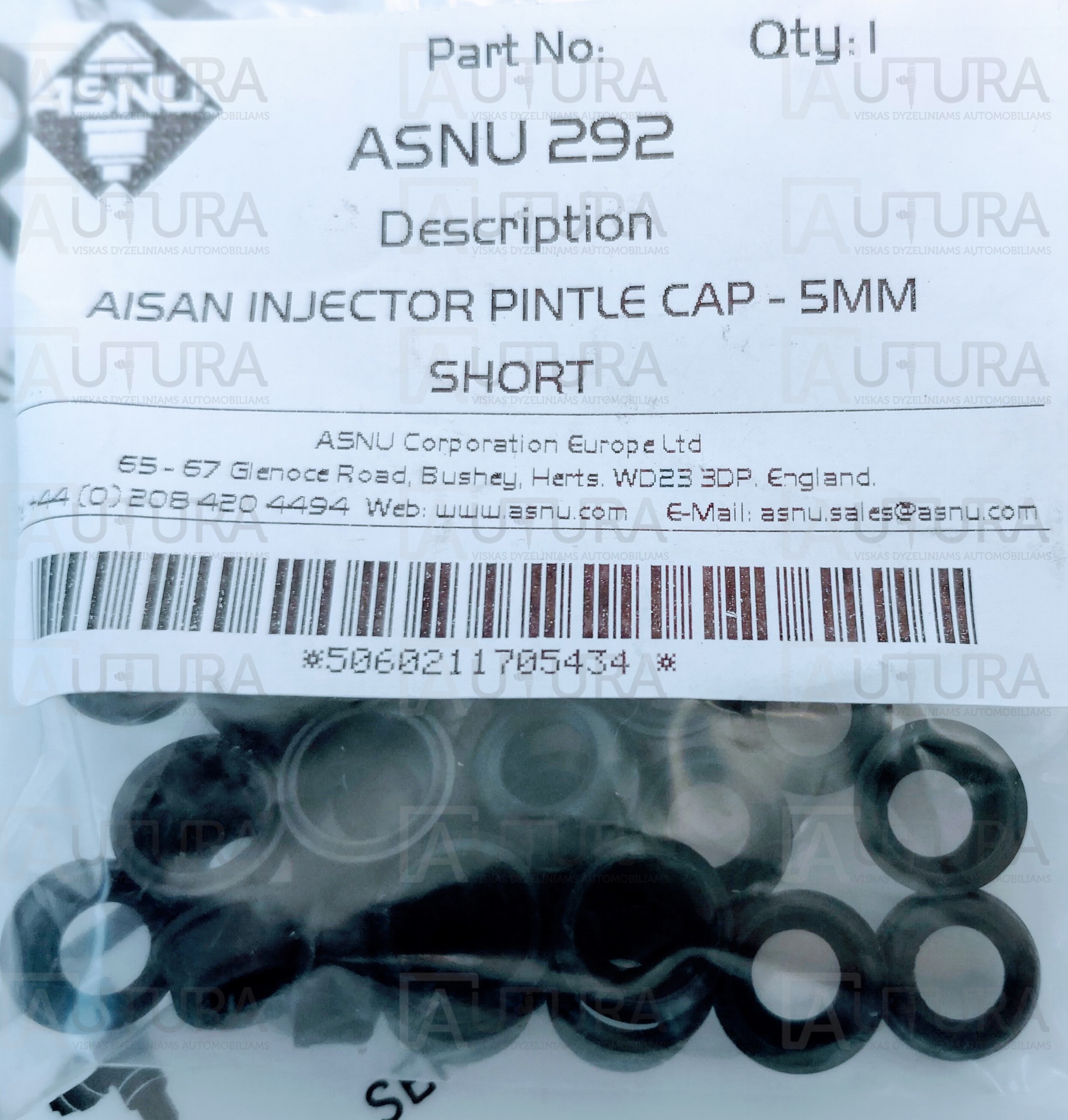 PINTLE CAP ASIAN INJECTOR BLACK 4MM 5MM_2