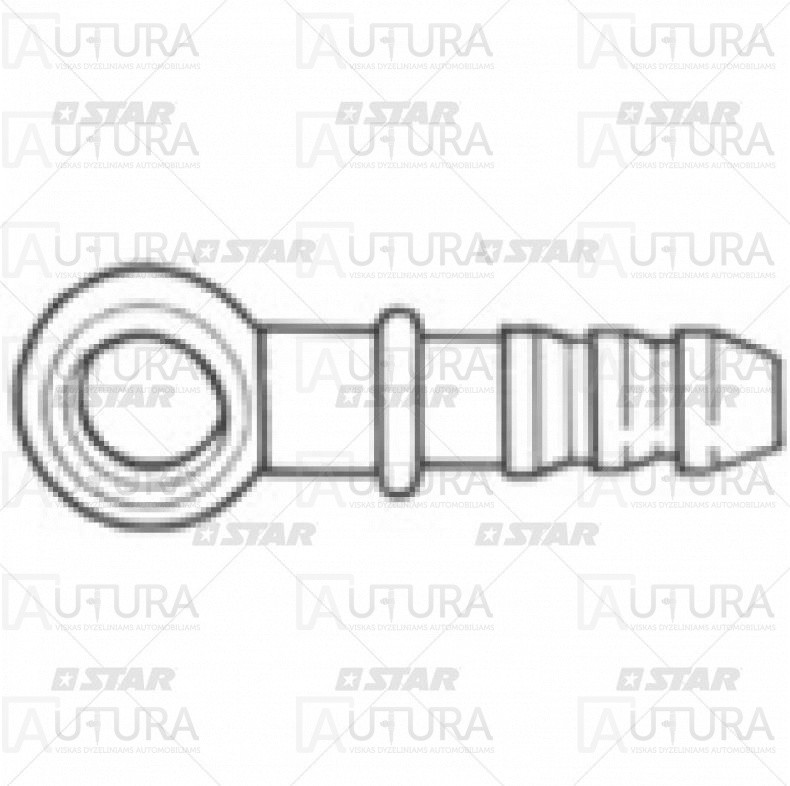 Jungtis Q12X6mm